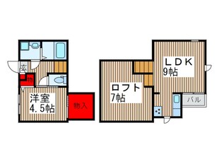 ＣＢ南柏アルエットの物件間取画像